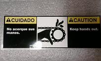 27532 CAUTION DECAL